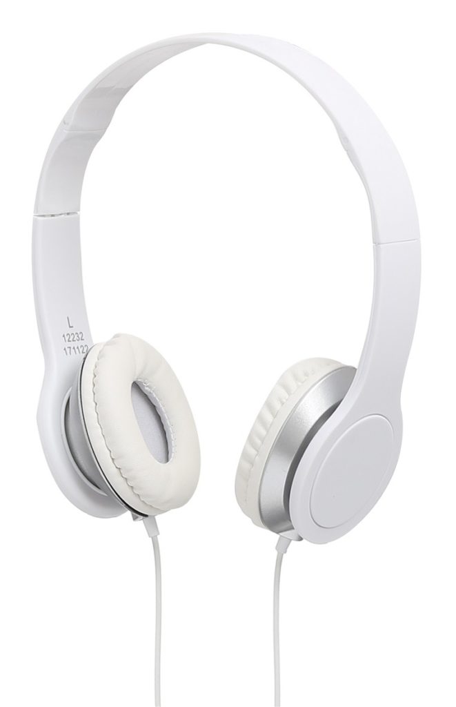 Cascos de Sonido Estéreo Blancos