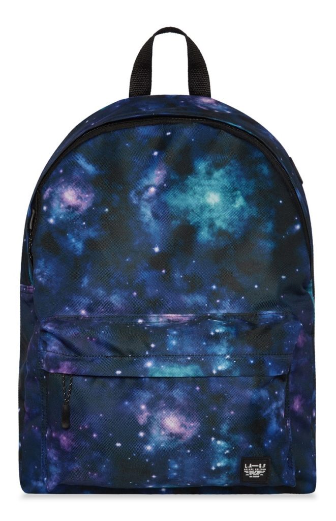 Mochila con Estampado Espacial