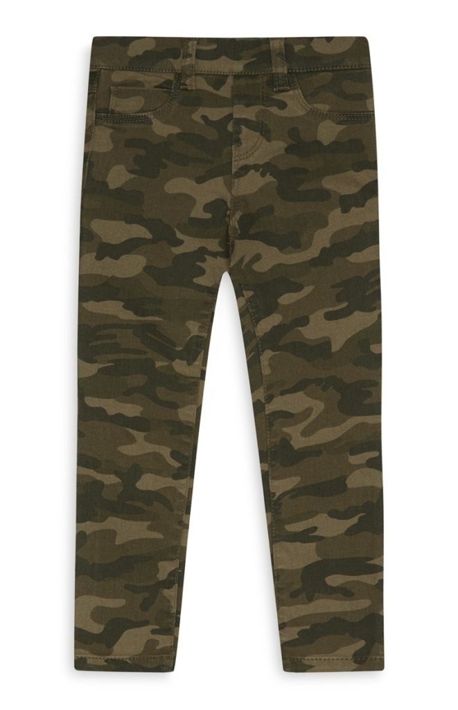 Pantalón de Camuflaje Para Niña