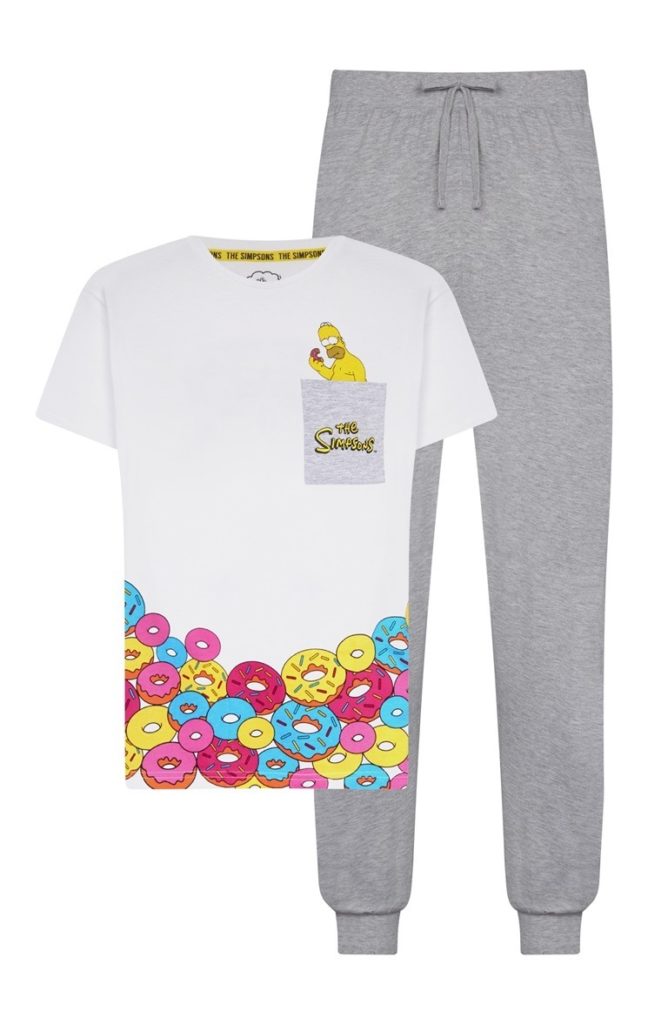 Set de Pijama de Los Simpson