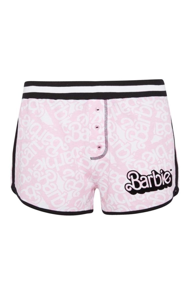 Shorts de Pijama Rosados de Barbie