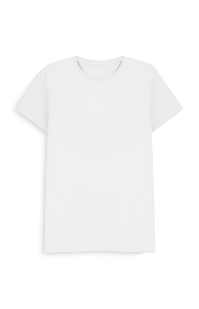 Camiseta entallada blanca