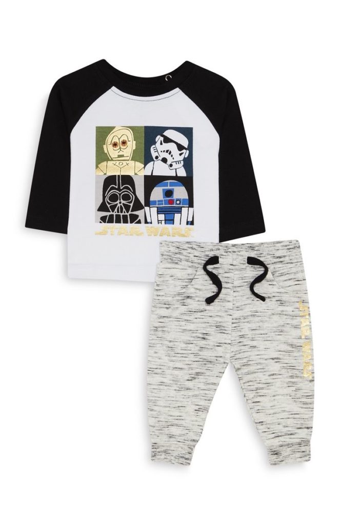 Camiseta y Jogger de Star Wars para bebé niño