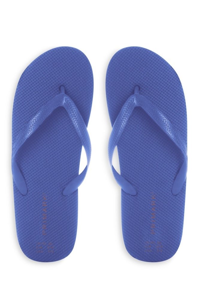 Chanclas azules