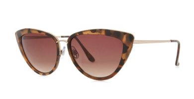 Gafas de sol Cateye de Metal Trim