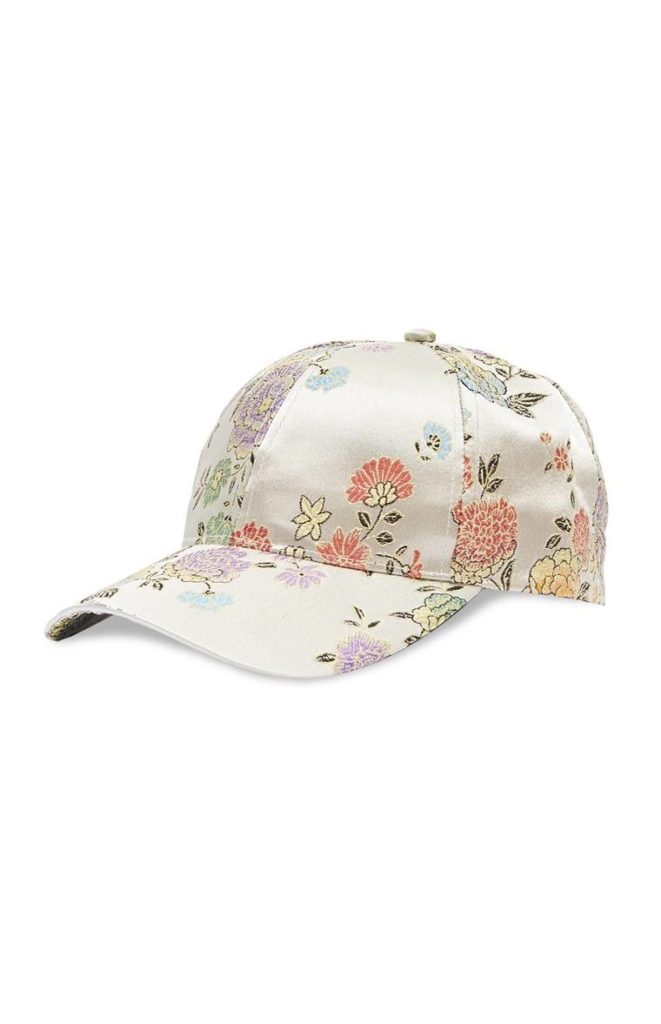 Gorra con Motivo Floral