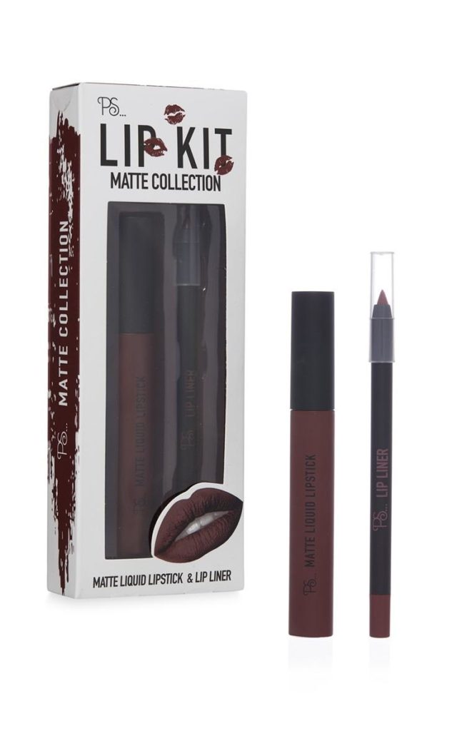 Kit de labios morados mate