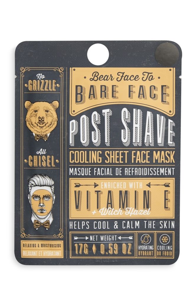 Mascarilla facial «Bare Face Post Shave»