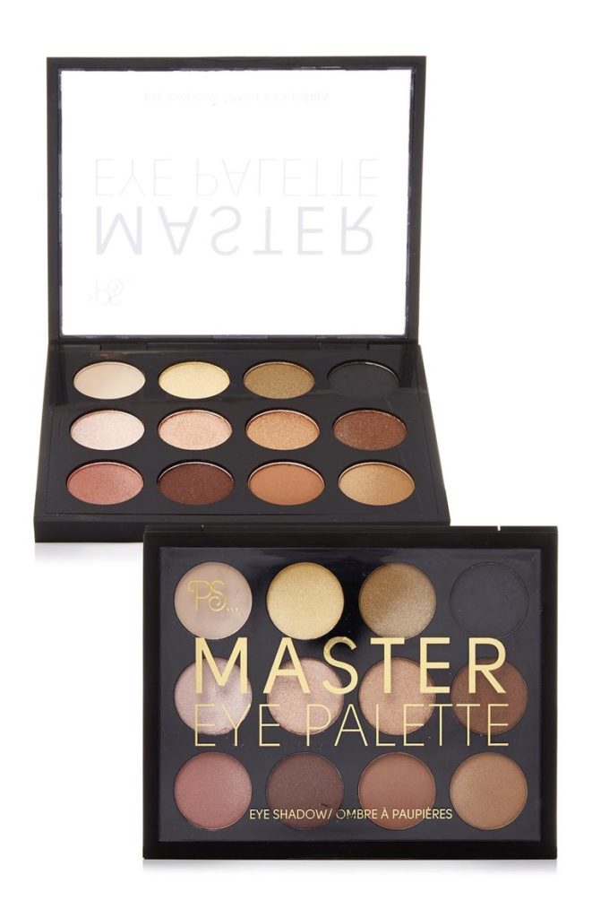 Paleta de sombras de ojos «Master» de PS