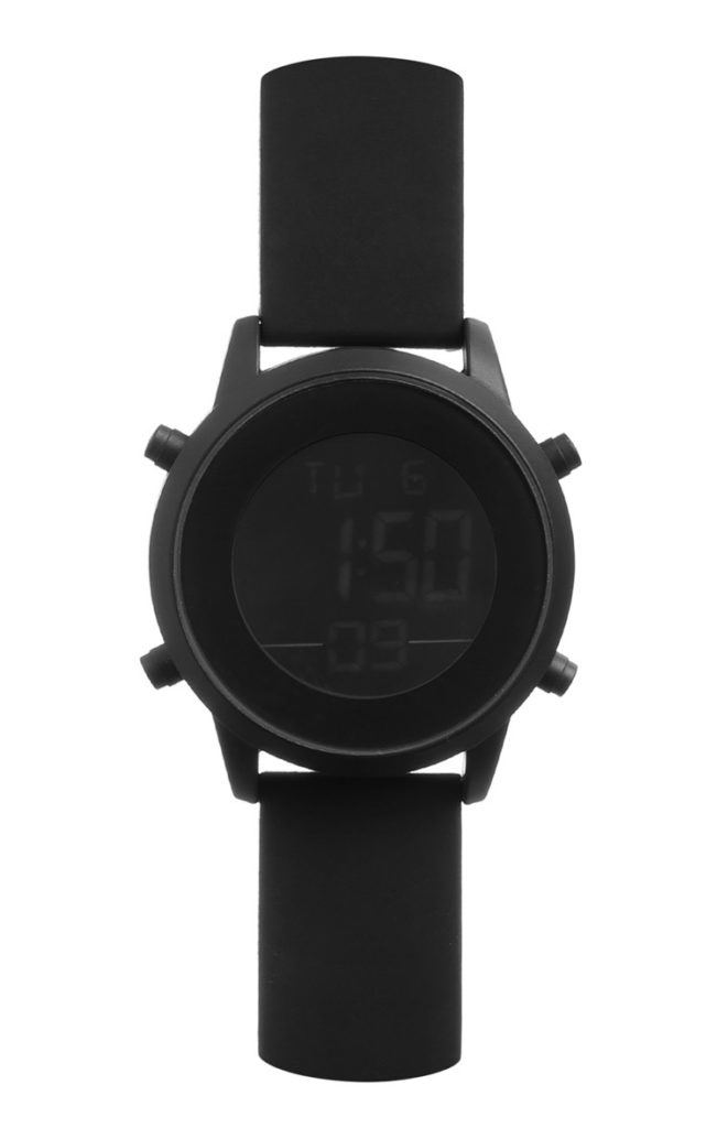 Reloj deportivo negro