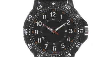 Reloj funcional con correa negra