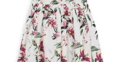 Vestido floral de Bardot