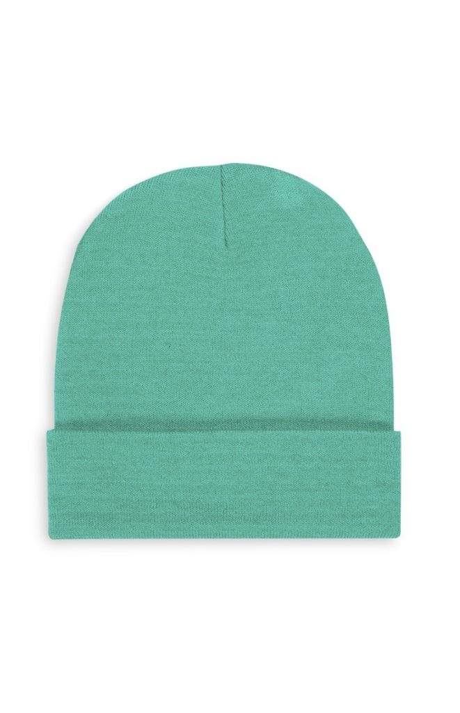 Gorro verde menta para mujer