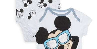 Pack de 2 bodies de Mickey de bebé niño