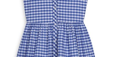 Vestido de gingham para niñas mayores