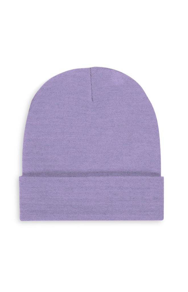 Gorro lila para mujer