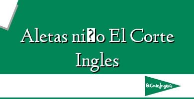 Comprar  &#160Aletas niño El Corte Ingles