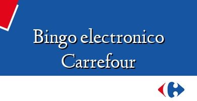 Comprar  &#160Bingo electronico Carrefour