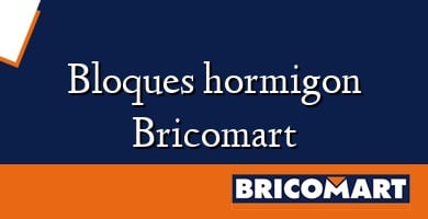Bloques hormigon Bricomart