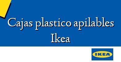 Comprar  &#160Cajas plastico apilables Ikea