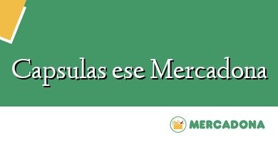 Comprar  &#160Capsulas ese Mercadona