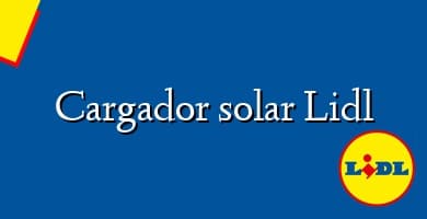 Comprar  &#160Cargador solar Lidl