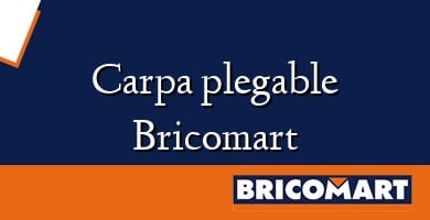 Carpa plegable Bricomart