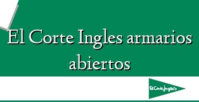 Comprar  &#160El Corte Ingles armarios abiertos