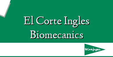 Comprar  &#160El Corte Ingles Biomecanics