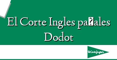 Comprar  &#160El Corte Ingles pañales Dodot