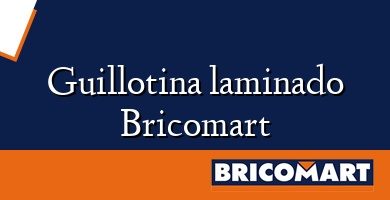 Guillotina laminado Bricomart