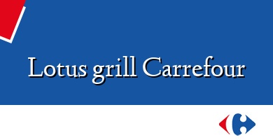 Comprar  &#160Lotus grill Carrefour