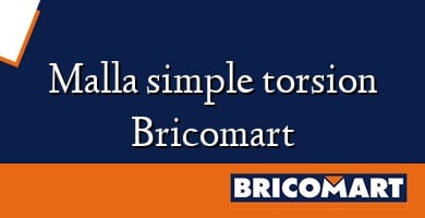 Malla simple torsion Bricomart