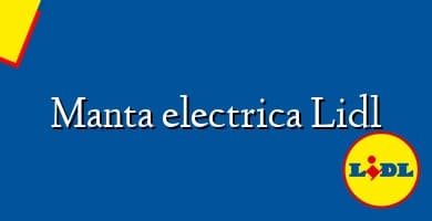 Comprar  &#160Manta electrica Lidl