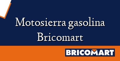 Motosierra gasolina Bricomart